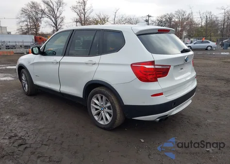 2013 BMW X3 xDrive28I из США, поврежденный, VIN 5UXWX9C51D0A26082